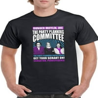 Dunder Mifflin Party Planning Тениска Мъже офиса, мъжки 5 пъти-голям
