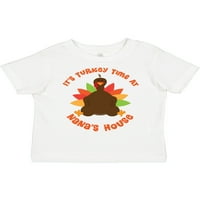 Мастически Деня на благодарността Турция Нана Подарък за малко дете или тениска за момиче