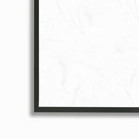 Ступел Индъстрис азбука на русалките АВС Кидс морска фантазия графично изкуство черна рамка Арт Принт стена арт, 11х14
