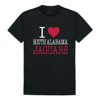Love University of South Alabama Jaguars тениска Черна голяма