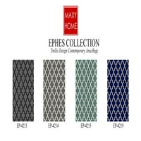 Макси Хоум Ефес колекция ЕП-мек антибактериален бегач килим-би-2 'х'8'