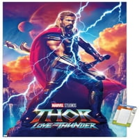 Marvel Thor: Love and Thunder - Thor Odinson One Leets Wall Poster, 22.375 34