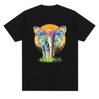 Риза за слонове мъже жени любитец на слон графичен слон тениска