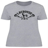Lacrosse sis Quote тениска жени -раземи от Shutterstock, женски голям