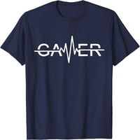 Графична тениска на Heartbeat на дървета Gamer Video Games