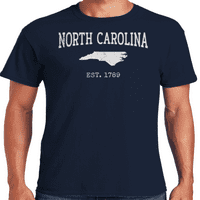 Графична Америка щат Северна Каролина корени Мъжка графична тениска колекция