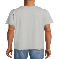 Мъжка тениска Джордж с прасковен къс ръкав