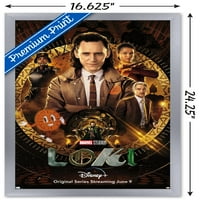 Marvel Loki - Плакат за един лист стена, 14.725 22.375