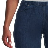 Реален размер на жените джоб разтегателен приплъзване на ботуши дънки, размери с-ххл, Налични в Дребничка