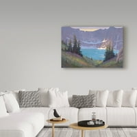 Изобразително изкуство 'Айсбергово езеро отдолу' платно изкуство от Алън Джимерсън