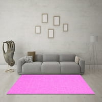 Ahgly Company Indoor Square Molid Pink Modern Area Rugs, 7 'квадрат