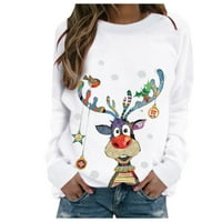 Fanxing Clearance сделки Смешни коледни ризи Грозни пуловер Коледни жени Коледни върхове за жени Облечени върхове Коледа зимни