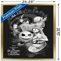 Кошмарът на Дисни Тим Бъртън преди Коледа - Плакат на RIP Wall, 22.375 34