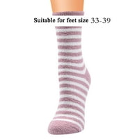 Дамски чорапи класически коралови дамски чорапи средна тръба Спящи чорапи топли чорапи