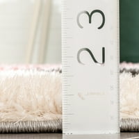Добре тъкани Лоли Мика ретро зиг-заг модел розов сив 2'7 7'3 бегач 3д текстура шаг площ килим