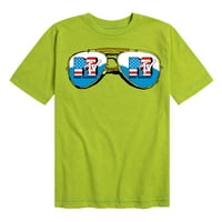 Лого - Americana Aviators - Графична тениска за малко дете и младежи