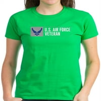 Cafepress - Ветеран от ВВС на САЩ - тъмна тениска на жените