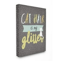 Ступел индустрии котешка коса е моят блясък цитат котешки домашен любимец полка точка комедия платно стена арт дизайн от Джиджи